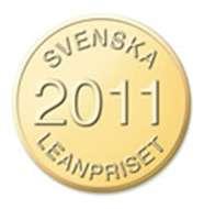Vinnare av Svenska Leanpriset 2011 I år är det fjärde året i rad som Lean Forum delar ut Svenska Leanpriset.