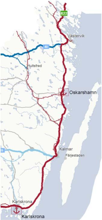 Kronobergs län Rv 25 Sjöatorp - Alvesta V (inkl trafikplats) Rv 25 Boasjön - Annerstad Exempel på trimnings- och miljöåtgärder Signalåtgärder för ökad kapacitet på järnväg Mötesseparering och