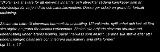 Vi arbetar kontinuerligt med att skapa en god miljö för trygghet och trivsel i klassrummet, matsalen, omklädningsrummen, korridorerna och skolgården.