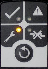 EXCLUSIV LED STATUSDISPLAY STATUS Grön LED indikerar att svetsmaskinen är redo