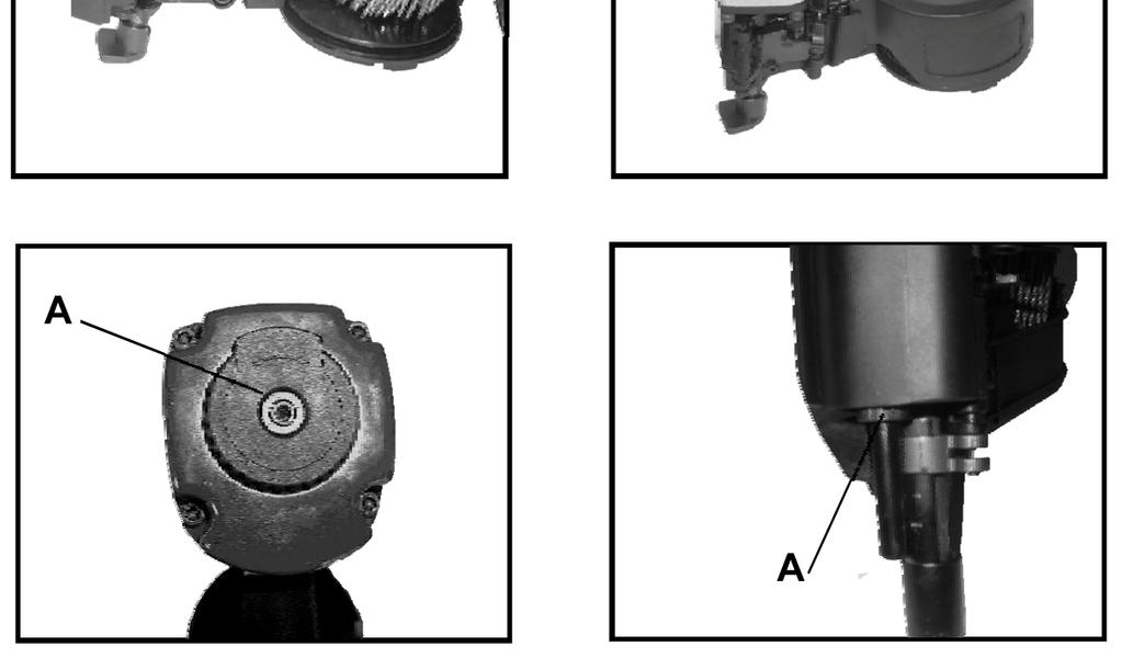 Close the top of the magazine and lock the catch. 6. Adjust the exhaust deflector so that the exhaust is directed away from the user. Grip the deflector and turn it to a suitable position.