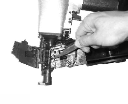 ENGLISH 3. Adjust the driving depth with the adjuster knob. Fire a fastener and check the driving depth.