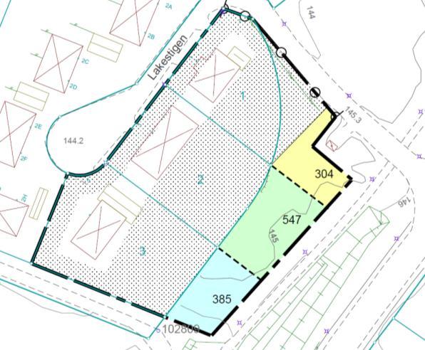 får inte bebyggas och kommer att utgöra kvartersmark, dvs trädgård för bostadsändamål. Delar av den tillkommande trädgårdsmarken har också fått en bestämmelse som anger att marken ska vara natur.