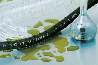 Krympslng 2:1 - Fluorgummi Viton -E Viton -E nvänds som ett säkert skydd mot ggressiv kemiklier i högtemperturområden som motorutrymmen och turiner.