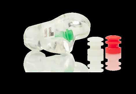 minimerar risken för irritation och allergiska besvär FÄSTÖGLA/GREPP Grepp för enkel och hygienisk hantering vid i och ur örat.