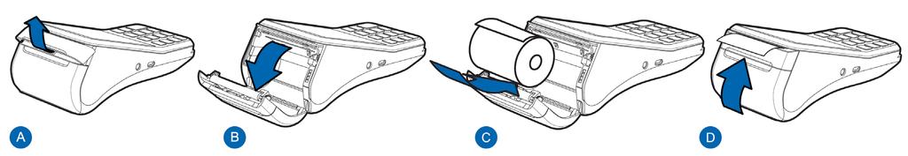 V400m SA Installationsguide programversion 2.5.0.2.0 Ladda batteriet Batteriet är inbyggt i terminalen och laddas genom att ansluta den medföljande strömsladden.