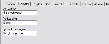 Parametrar skapas i Lex i modulen Skapa systemdata.