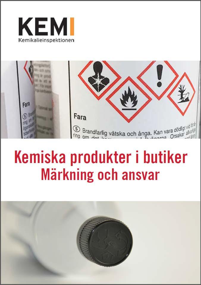 Information till butiker Kemiska produkter i butiker Märkning och ansvar Beställ