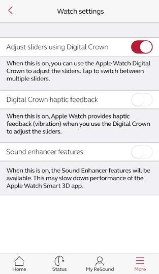Välj Visa app på Apple Watch.