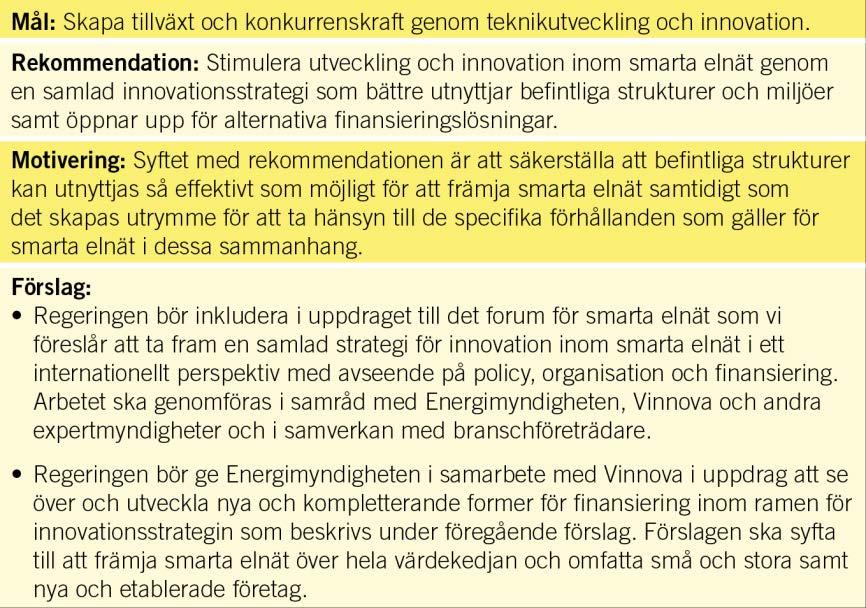 Handlingsplan för smarta elnät SOU 2014: