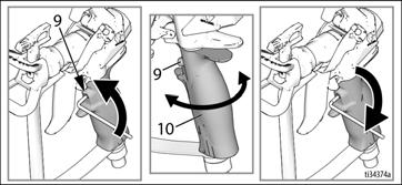 OBSERVERA: Tryckstiften (11) är fjäderbelastade och du måste vara försiktig när du tar bort avtryckaren. 7. Ta bort fjädern (12) och tryckstiften (11) från pistolhuset (1). 8.