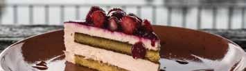 Strawberry Cheesecake 79:- Krämig cheesecake med jordgubbsgelé och lättvispad grädde Mini Desserts 35:-/st Exotic Pannacotta
