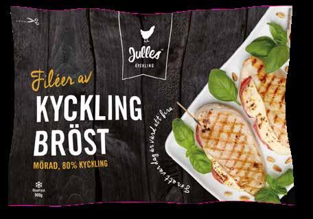 Jmf: 124:98 Kycklingbröstfilé Julles, 900 g, Fryst.