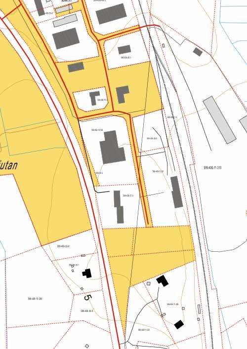 3.2 Naturmiljö och näromgivning Detaljplanområdet ärbebyggt med industribyggnader förutom de i detaljplanen anvisade tomterna tre och fyra som i dag består av talldominerad skog.