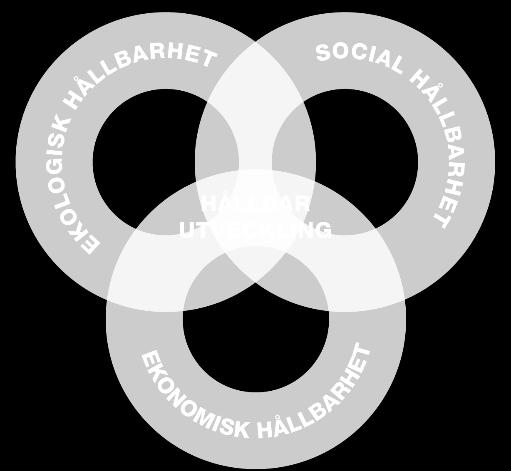 En hållbar utveckling brukar definieras som "en utveckling som tillfredsställer dagens behov utan att äventyra kommande generationers möjligheter att tillfredsställa sina behov" (UN:s WCED, 1987).