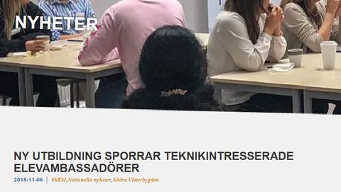 där vi genom målgruppsanpassad kommunikation förtydligar mervärdet av Teknikcollege för våra intressenter.