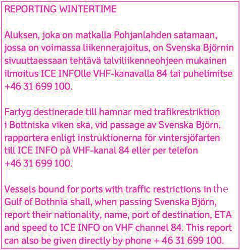 13 A. Lisää teksti Inför texten Insert text: Paikka Position Position (n. ca about) WGS 84 Kartta Kort - Chart 1) 59 36.77 N 20 07.