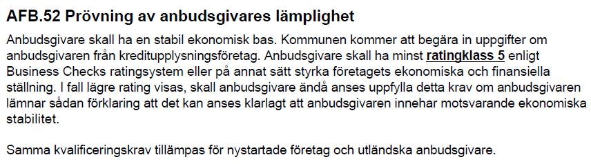 FÖRVALTNINGSRÄTTEN I FALUN DOM 1545-18 3 grass lidit eller kan komma att lida skada (20 kap. 6 LOU).