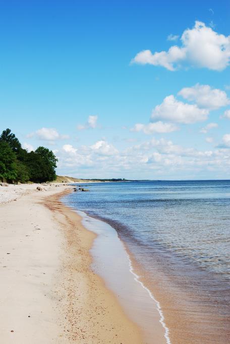 Österlenleden, Ystad - Brösarp, 6 nätter 4(7) utmed havet och du får en härlig vandring genom naturreservatet Vitemölla strandbackar fram till Haväng och Verkaåns mynning.