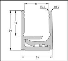 silverfärg Material plast Förpackningsenhet 10 styck BO 6703461 BO 6703462 Dimension 19 x