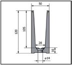 E6/EV1 Observera: Passande montageset finner ni under Bohle