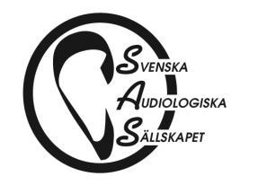 Verksamhetsplan Svenska Audiologiska Sällskapet 2019 Inledning Svenska Audiologiska Sällskapet, SAS, är ett samordningsorgan med syfte att främja utvecklingen av audiologin i Sverige.