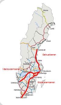 Posttågssystemet kort beskrivning Relationer: Stockholm-Göteborg Stockholm-Malmö Stockholm-Sundsvall Transportsystem anpassad till brevflödets behov - Utgår från tillgängligt tidsfönster och flöden -