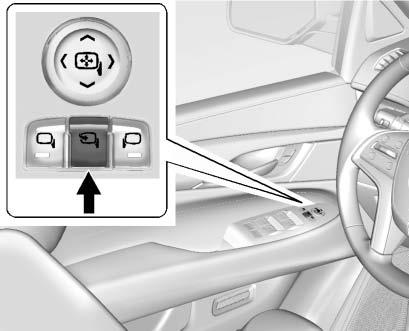 48 NYCKLAR, DÖRRAR OCH FÖNSTER Automatiskt avbländbar ytterbackspegel I förekommande fall justeras förarsidans ytterbackspegel automatiskt när strålkastarna från bilen bakom bländar dig.