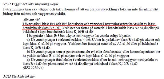 Brandskydd BBR vs EN81-20