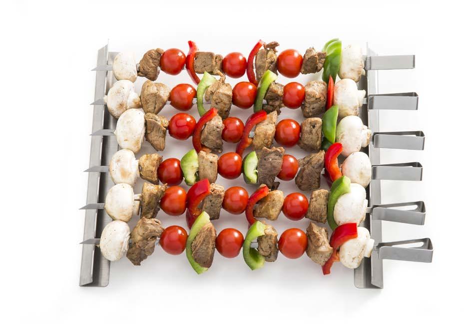 grillgallret. Nu kan du lätt grilla ditt kött, fisk och även grönsaker som tomater utan att dom rullar runt eller trillar ner i grillen.