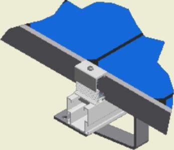 Put the End Clamp in the