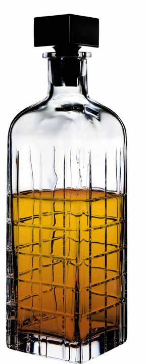STREET Design Jan Johansson 2006 In autumn 2006, Jan Johansson introduced us to Street, a series of bar items with an outspoken masculine air indeed, its square-cut clear decor and contrasting black