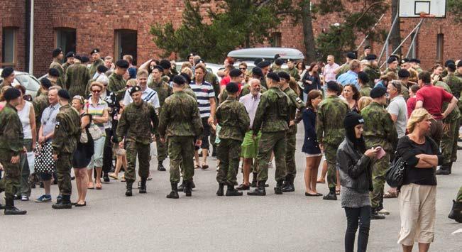 Linjeorganisation Brigadkommendören Stödorganisationer Sociala ärenden Bataljonskommendören Enhetschef Sociala, ekonomiska samt juridiska frågor Socialkurator