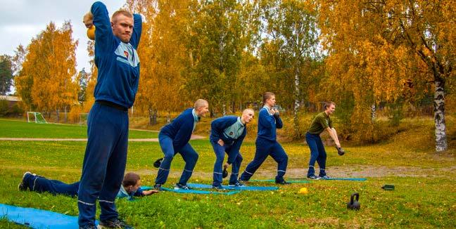 Försvarsmaktens MarsMars.fi är en motionstjänst som erbjuder ett tryggt och gradvis mer krävande konditionsprogram som fungerar i sociala medier.