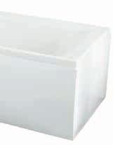 0 kr Svedbergs sittbadkar 1050 med halvfront vit, storlek 1050x700 mm badvolym 130 liter.