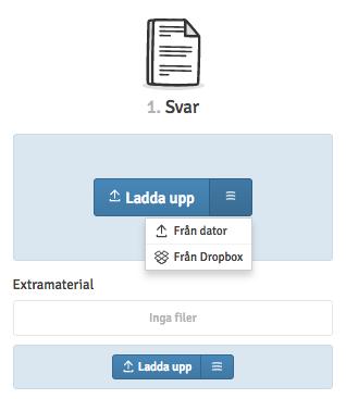 FLOWassign Här ser du de viktigaste funktionerna i flow-typen FLOWassign. 1. Under Svar, kan du ladda upp din uppgift samt eventuellt extramaterial.