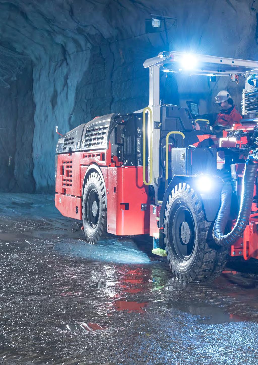 VERKSAMHETEN SANDVIK MINING AND ROCK TECHNOLOGY Sandvik Mining and Rock Technology fortsatte att dra fördel av den starka gruvindustrin under 2018.