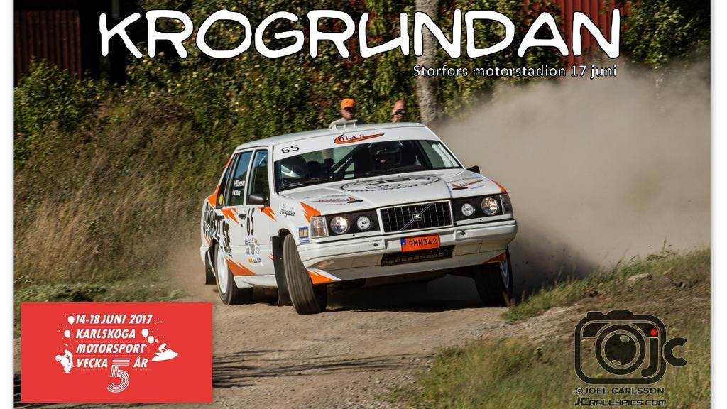 Inbjudan Krogrundan lördag 17 juni 2017 Tävlingen anordnas i full överensstämmelse med FIA:s internationella och Svenska Bilsportförbundets nationella tävlingsbestämmelser samt denna inbjudan.