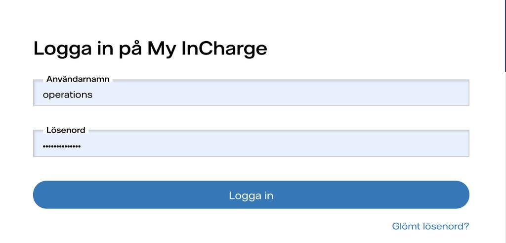 Få koll på er laddning med My InCharge Med InCharge får ni även tillgång till tjänsten My InCharge. Där kan ni enkelt bestämma vem som kan använda era laddstationer och hålla koll på laddningen.