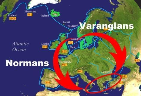 Vägen till Amerika Några vikingar var från Island och åkte till Grönland. De var nybyggare och vissa bosatte sig där. En av vikingarna gav sig ut för att söka nytt land. Vikingarna var upptäckresande.