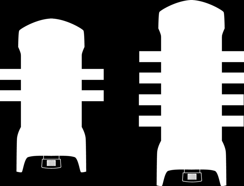 DIGITALA INGÅNGAR Mottagarens digitala ingångar är kopplade till sändarens lysdioder.