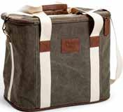 Backpack 410847 Kylbag i grov canvas med justerbar axelrem och ordentliga handtag.