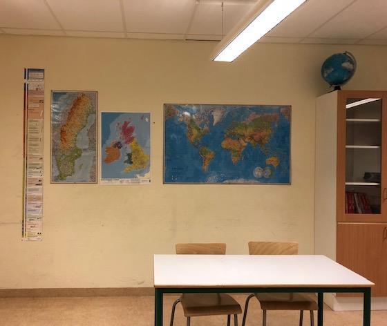 Klassrum 1 Här syns: Tidslinje Karta över Sverige