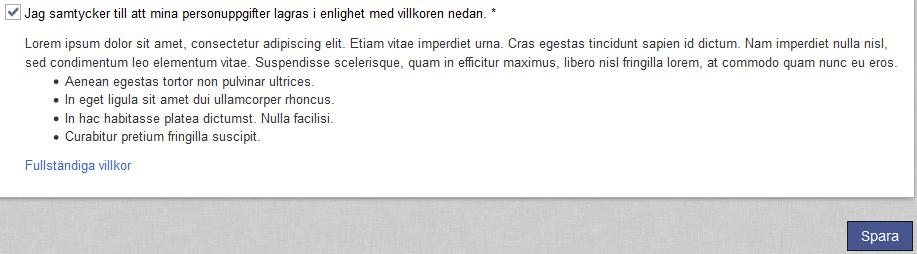 I detta fall kan du istället redigera användarens uppgifter och byta ut personlig information som Förnamn, Efternamn, E-post och Användarnamn mot anonymiserad information.