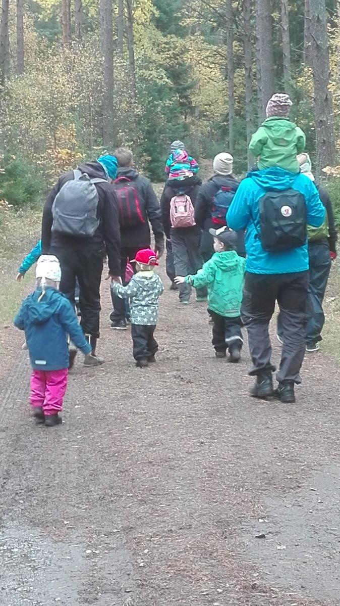 Tillsammans med föräldrarna och ledarna