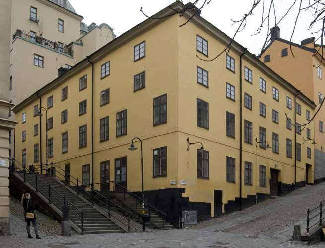 STENBOCKEN 6 VID HÖRNET AV BRÄNNKYRKAGATAN/PUSTEGRÄND, UPPFÖRD I ETAPPER SEDAN 1700-TALETS MITT. FOTO J. MALMBERG. Stockholms stadsmuseums kulturhistoriska klassificering.