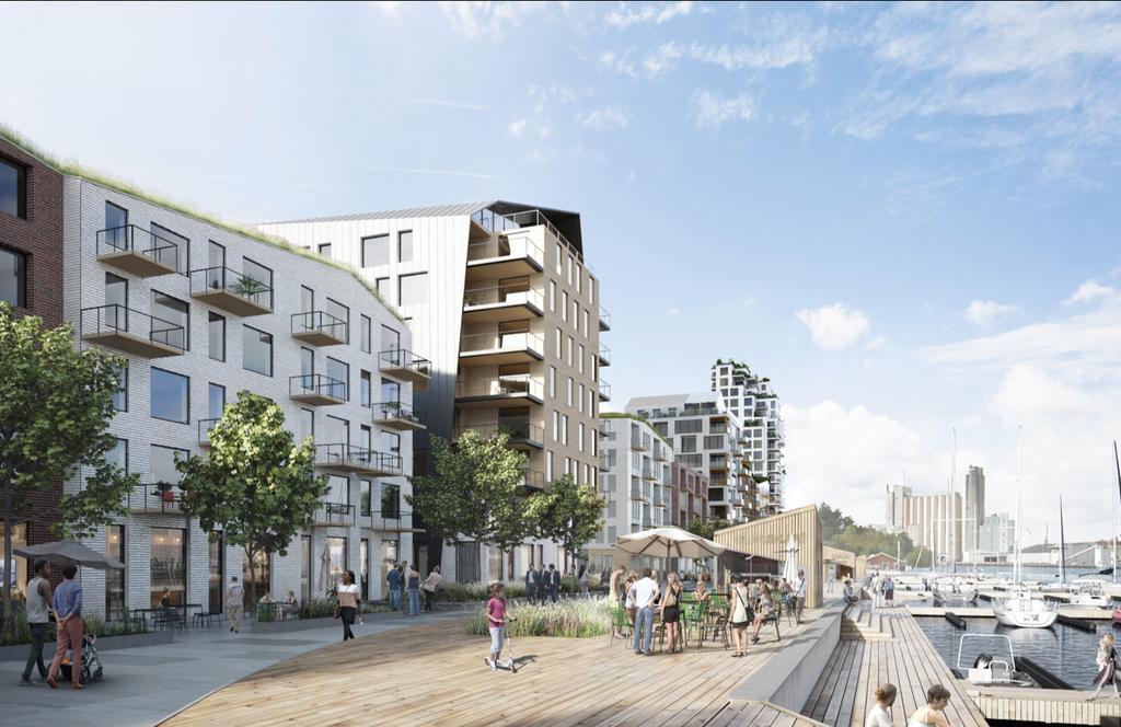 URBAN KONTEXT Visionsbild för nya bostäder