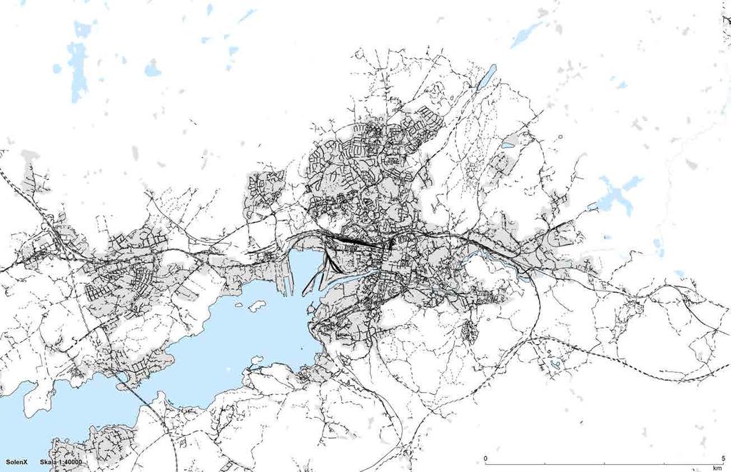 URBAN KONTEXT 7 8 4 2 1 6 5 3 1. Innerstaden 2. Torp 3. Kapelle 4. Skogslyckan 5. Tureborg 6. Bäveån 7. Hovhult 8. Dalaberg och storskaliga storkvartersbyggnationer i senfunktionalistisk stil.