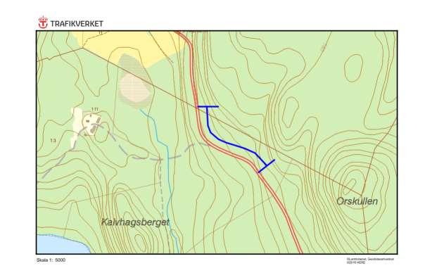 Hänsynsobjekt 813, Under Berget, NYEDS-SJÖSTAD Motivering: Skogsvägkanter med större förekomst av fibblor och viss förekomst av skogsklocka.