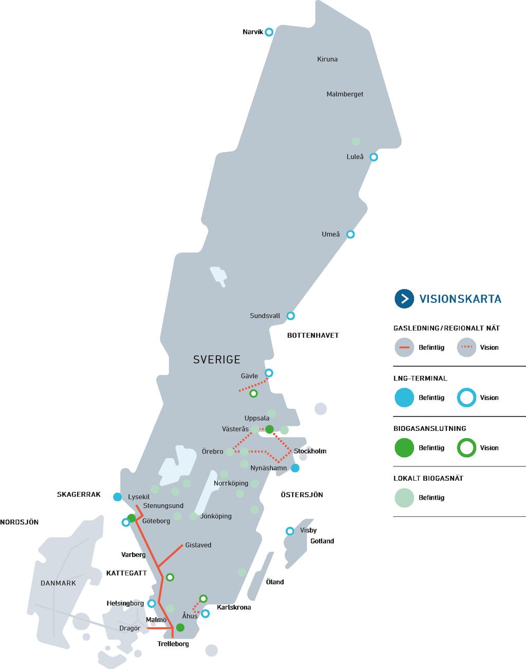 Svensk gasmarknad i utveckling PÅGÅENDE PROJEKT Nya gasnätkunder: nya